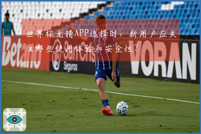 世界杯竞猜APP选择时，新用户应关注哪些使用体验和安全性？